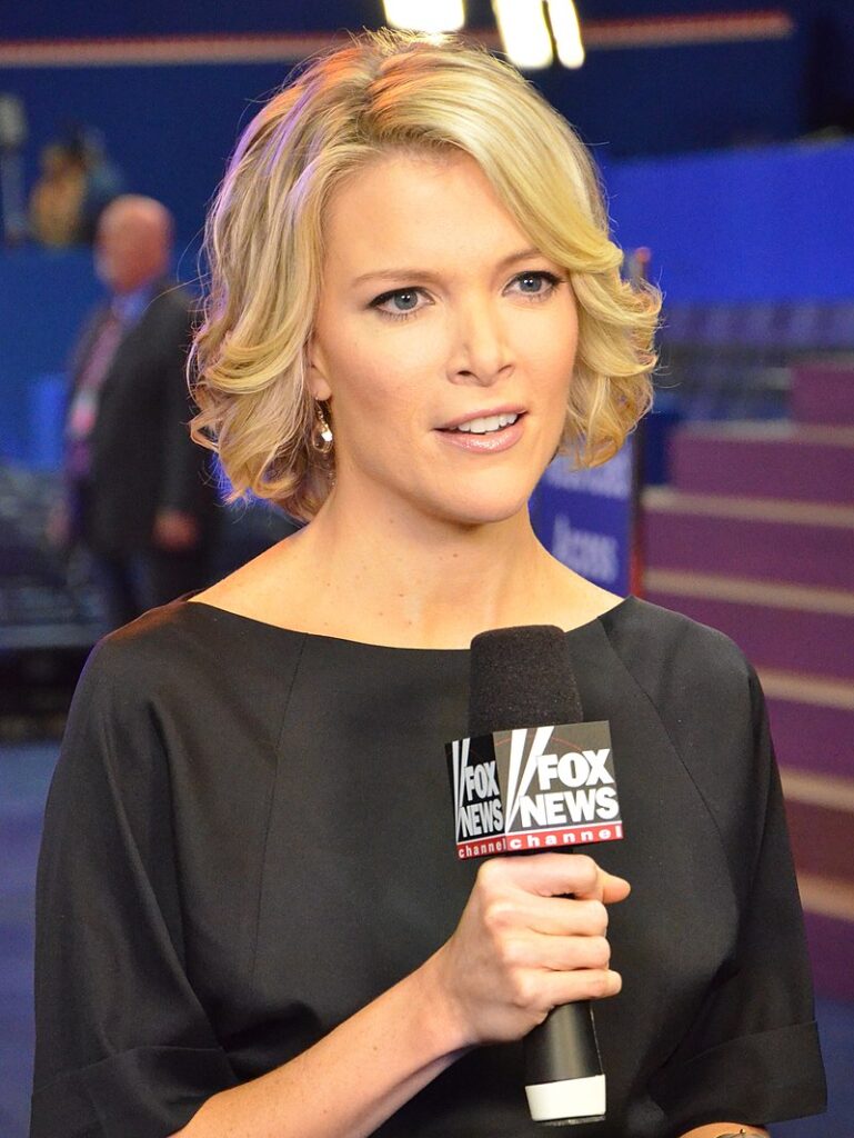 Photo of Kelly reporting during Fox's 2012 Republican National Convention coverage