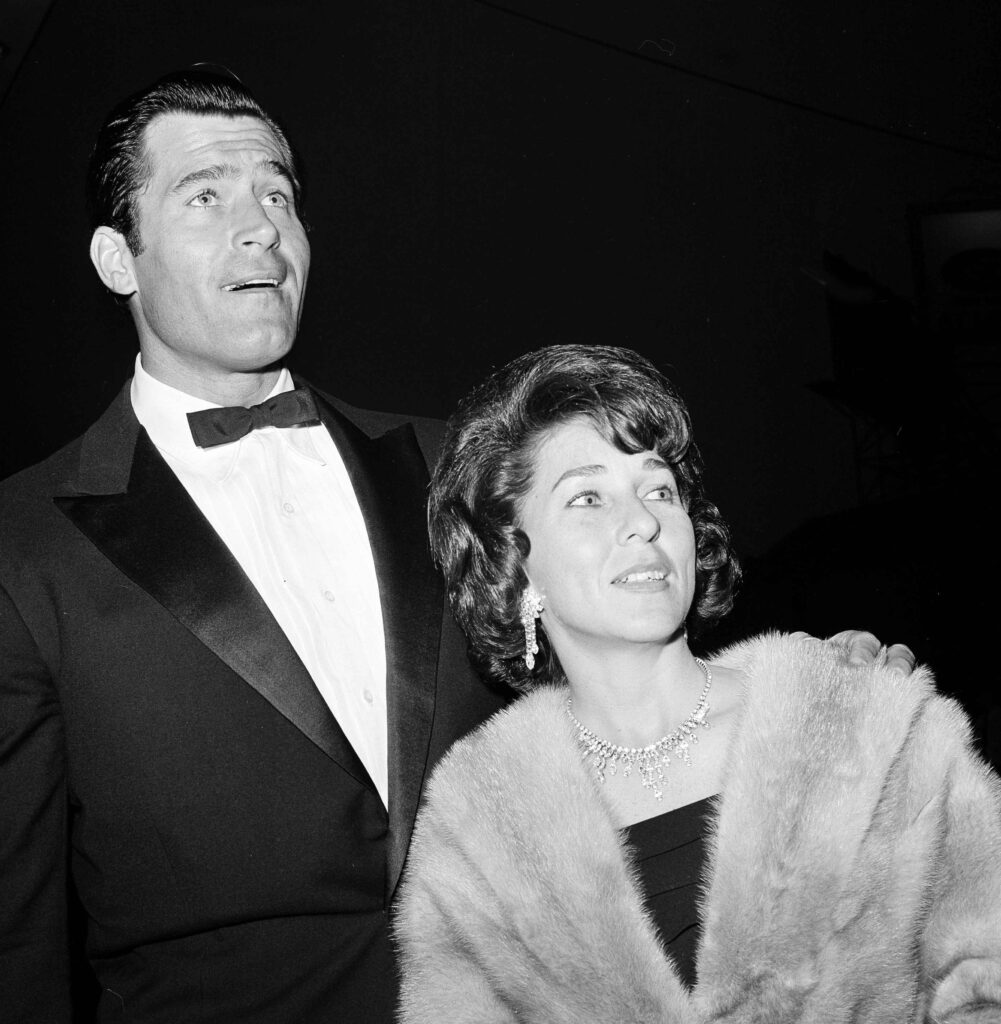 Clint Walker with wife verner photo