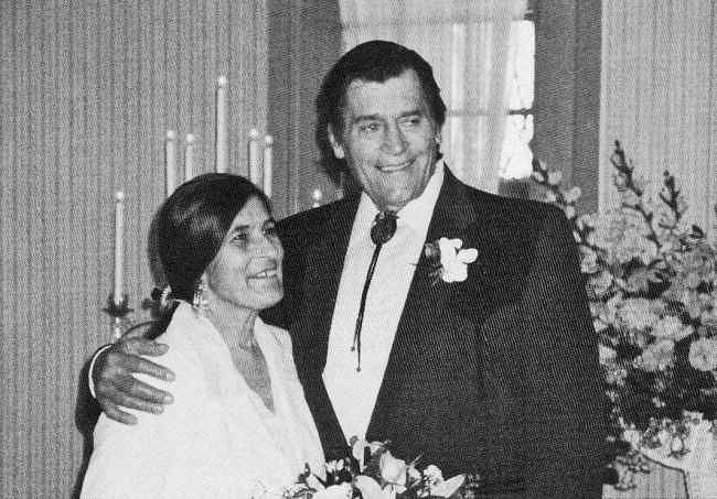 Susan with her late husband Clint