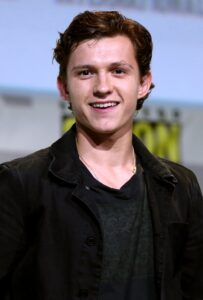 Tom Holland speaking at the 2016 San Diego Comic-Con International in San Diego, California.