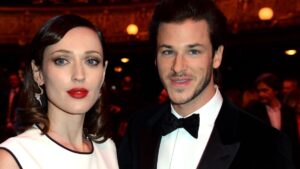 Gaspard Ulliel and wife Gaelle