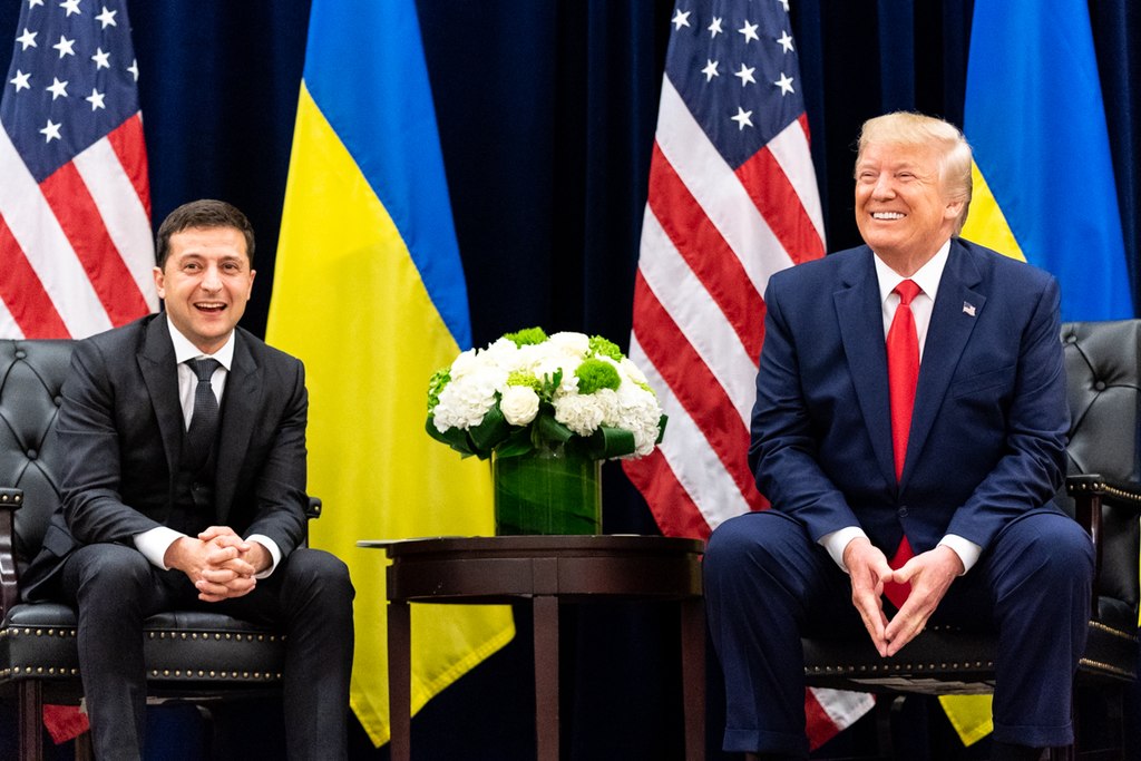 Photo of Zelenskyy meets with U.S. President Donald Trump in New York City on 25 September 2019