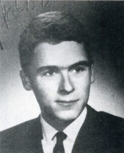 Photo of Bundy as a senior in high school, 1965