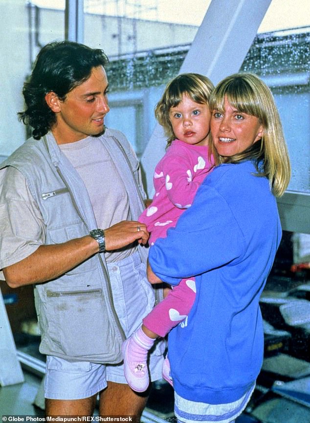 Photo of Matt Lattanzi with his ex-wife and their daughter