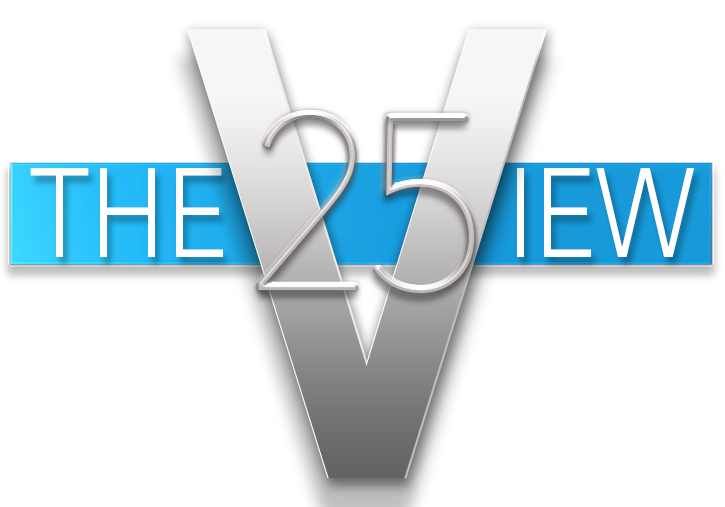Logo for the 25th Season of the talk show The View.