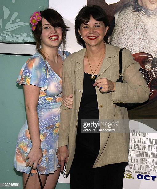 Cindy Williams & daughter Emily Hudson during "School of Rock" Premiere - Arrivals at Cinerama Dome in Hollywood, California, United States. (Photo by Jean-Paul Aussenard/WireImage)